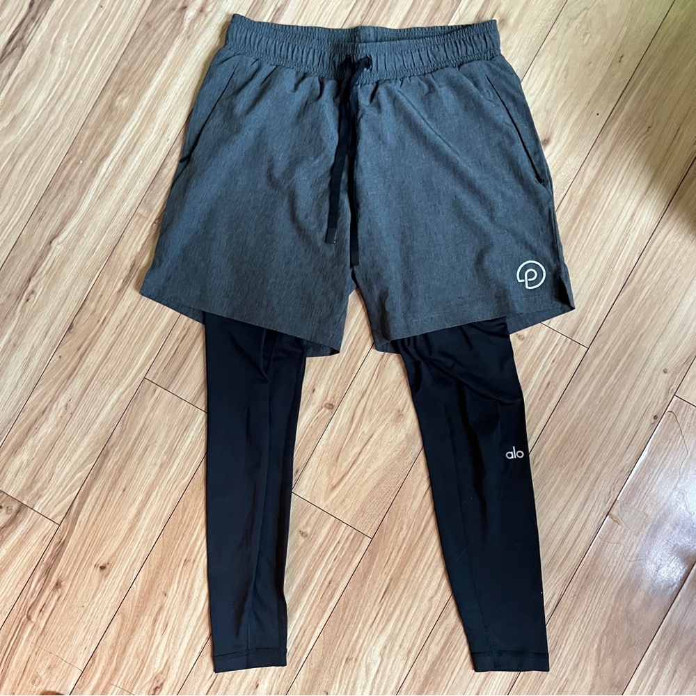 Alo Men’s Shorts w Compression Legging